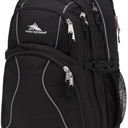 High Sierra Swerve Laptop Backpack, Black, One Size